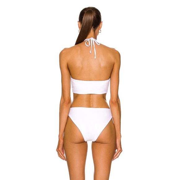 NWT ROSETTA GETTY Drawstring Bandeau One Piece Swimsuit - Picture 3 of 8